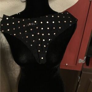 Black Sequin Embellished Panties